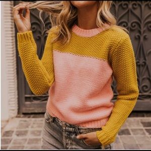 Roolee Queenie Block Sweater